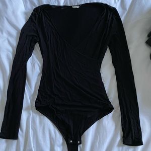 Garage Long Sleeve Black Bodysuit